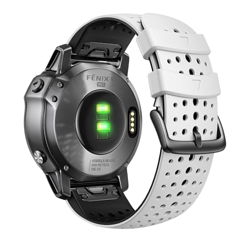 Für Garmin Fenix 8x Fenix 7x Sport Silicon Watch Band 26 -mm -Ersatzriemen für Fenix 6x/6x Pro/5x Plus/Tactix 7 Pro/Enduro 2/Fenix 3/Descent MK2 Für Garmin Fenix 8x Fenix 7x Sport Silicon Watch Band 26 -mm -Ersatzriemen für Fenix 6x/6x Pro/5x Plus/Tactix 7 Pro/Enduro 2/Fenix 3/Descent MK2 von HXFFXHF
