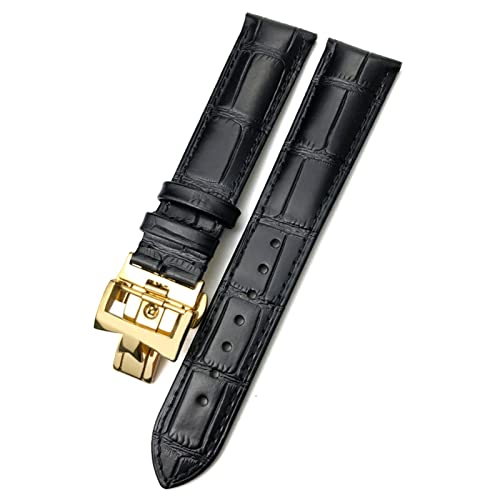 HXFFXHF 19mm 20mm 21mm 22mm Uhrenbandersatz für Vacheron Constantin Patrimony VC Schwarzblau braun von HXFFXHF