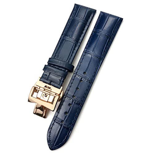 HXFFXHF 19mm 20mm 21mm 22mm Uhrenbandersatz für Vacheron Constantin Patrimony VC Schwarzblau braun von HXFFXHF