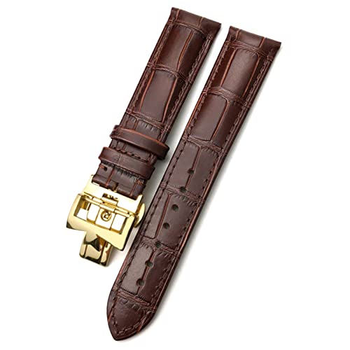 HXFFXHF 19mm 20mm 21mm 22mm Uhrenbandersatz für Vacheron Constantin Patrimony VC Schwarzblau braun von HXFFXHF