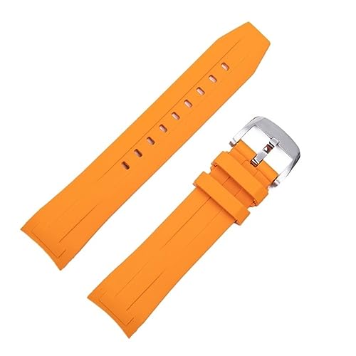 HXFFXHF 22 mm weiches Gummi-Uhrenarmband für Tissot Tissot T120, gebogenes Taucher-Silikon-Uhrenarmband T120417A, Herren-Armband mit Dornschließe, 22 mm von HXFFXHF