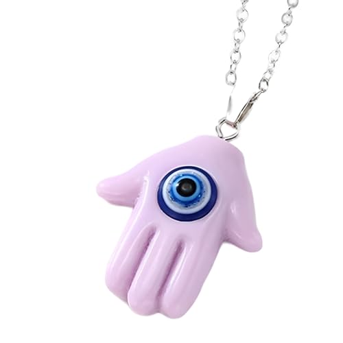 HXFFXHF 925 Sterling Silber Hamsa Halskette für Frauen und Männer, mehrfarbige böse Augen Hamsa Hand Halskette Truthahn Lucky Blue Eye Fatima Handschlüsselkette, Mano de Fatima Con Ojo Turco HXFFXHF 925 Sterling Silber Hamsa Halskette für Frauen und Männer, mehrfarbige böse Augen Hamsa Hand Halskette Truthahn Lucky Blue Eye Fatima Handschlüsselkette, Mano de Fatima Con Ojo Turco von HXFFXHF