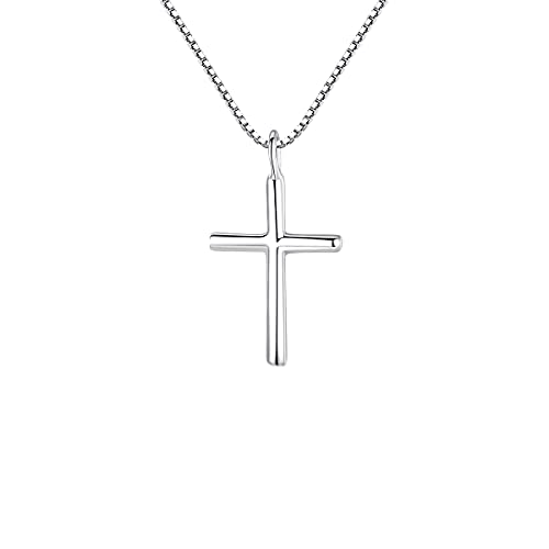 HXFFXHF Cross Anhänger Halskette für Frauen Geschenk fein Schmuck von HXFFXHF