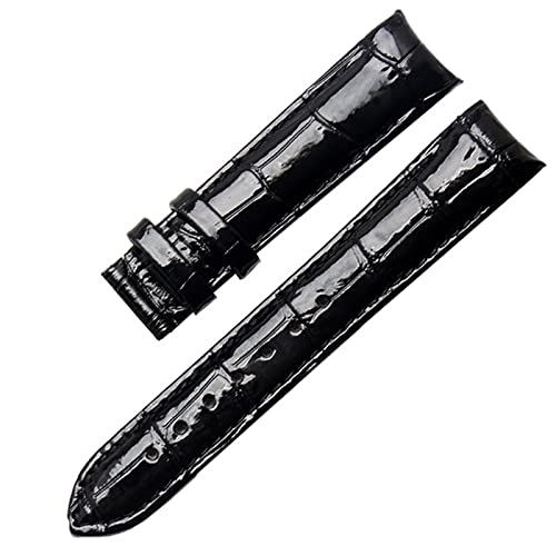 HXFFXHF Echtes Leder -Uhrband für Tissot T035 Armband Frauen gebogene Endgurte 18mm Modearmband von HXFFXHF