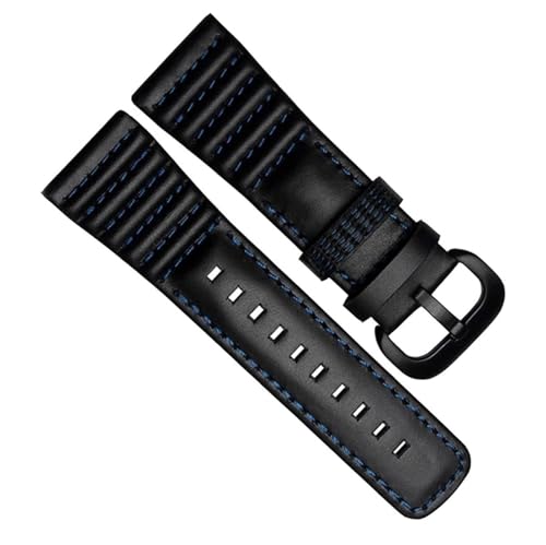 HXFFXHF Echtes Leder mit Stichen Armband -Uhr -Schleifen Watchband für siebenfriday P3B/01 S2/01 Männer Uhrengurt von HXFFXHF