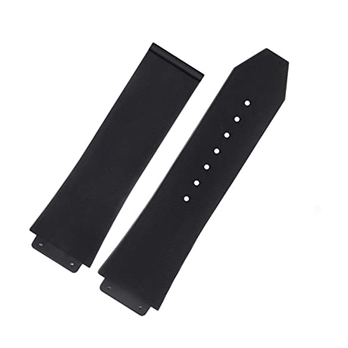 HXFFXHF Für Classic Fusion Universe Big Bang Serie Männer Frauen schwarz Silikon Uhrengurt vertikales Streifen -Straßenarmband 26 mm*19mm von HXFFXHF