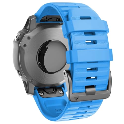 HXFFXHF Für Fenix ​​8-Bänder 22mm Easy-Fit-Soft Silicon-Uhren-Band-Ersatz für Fenix ​​7/Fenix ​​6 Pro/Fenix ​​5/Fenix ​​5 Plus/Ansatz S60/S62/Quatix 6 Smartwatches von HXFFXHF