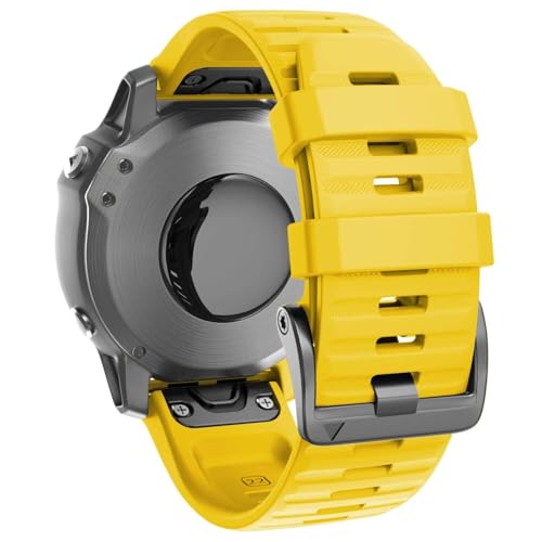 HXFFXHF Für Fenix ​​8-Bänder 22mm Easy-Fit-Soft Silicon-Uhren-Band-Ersatz für Fenix ​​7/Fenix ​​6 Pro/Fenix ​​5/Fenix ​​5 Plus/Ansatz S60/S62/Quatix 6 Smartwatches von HXFFXHF