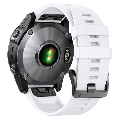 HXFFXHF Für Fenix ​​8 Ersatzband 22mm Fenix ​​7 Bands Fenix ​​6 QuickFit Watch Band Fenix ​​5 Plus Silicon Armband Fenix ​​6 Pro Sport Smart Watch Band von HXFFXHF