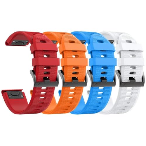 HXFFXHF Für Forerunner 935 Watch Band Silicon Watch -Gurtersatz für Fenix ​​5/Fenix ​​5 Plus/Fenix ​​6/Fenix ​​6 Pro/Forerunner 935/945/Ansatz S60/Quatix 5 von HXFFXHF