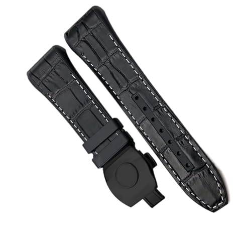 HXFFXHF Kuhladen -Leder -Silikon -Uhrengurt für Franck Muller Uhrenband mit Klappschnalle für Männer Armband HXFFXHF Kuhladen -Leder -Silikon -Uhrengurt für Franck Muller Uhrenband mit Klappschnalle für Männer Armband von HXFFXHF