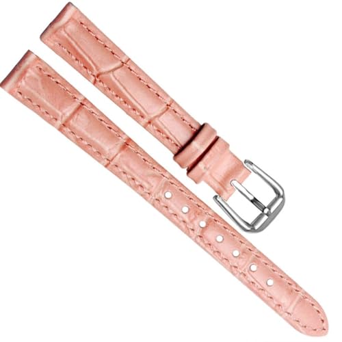 HXFFXHF Leder Uhrenband für Mädchen und Studenten Uhren Band Schwarzer brauner rot weiß blauer Gurt von HXFFXHF