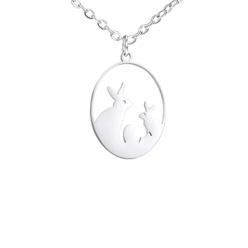 HXFFXHF Mädchen Schmuck Halskette Accessoires für Frauen, leere Ellipse -Tiere süße Kaninchenvögel Halskette Serie HXFFXHF Mädchen Schmuck Halskette Accessoires für Frauen, leere Ellipse -Tiere süße Kaninchenvögel Halskette Serie von HXFFXHF
