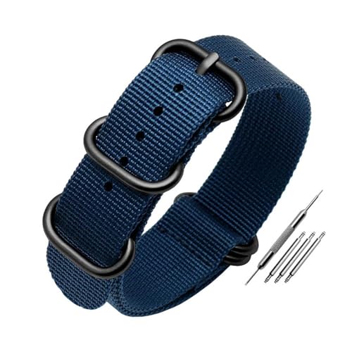 HXFFXHF Nylon Uhrengurt 16mm - 26mm Uhrenband wasserdichtes Uhrengurt Durchsuhr -Uhren -Austausch Wristband + Installationswerkzeuge HXFFXHF Nylon Uhrengurt 16mm - 26mm Uhrenband wasserdichtes Uhrengurt Durchsuhr -Uhren -Austausch Wristband + Installationswerkzeuge von HXFFXHF