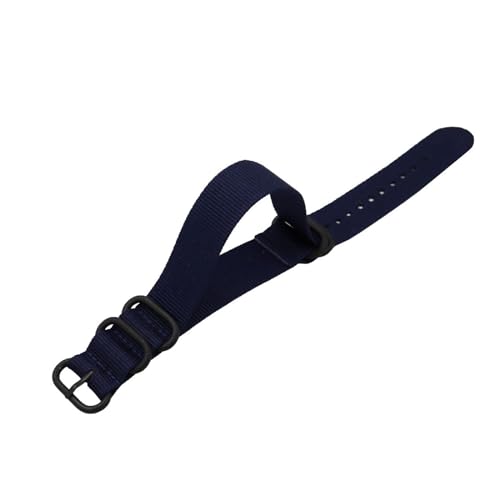 HXFFXHF Nylon Watch Gurt Weave Canvas Watch Band Stahlringschnalle Sport Wasserdichtes Uhren Armband 18 mm - 24 mm HXFFXHF Nylon Watch Gurt Weave Canvas Watch Band Stahlringschnalle Sport Wasserdichtes Uhren Armband 18 mm - 24 mm von HXFFXHF