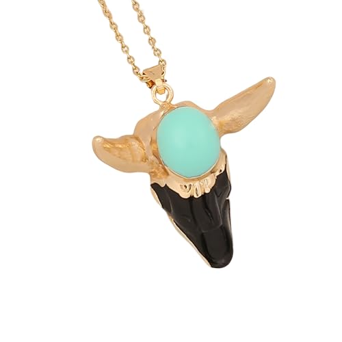 HXFFXHF Schädel Halskette für Männer Frauen Boho Tierkopf Anhänger Halskette Temperament Tierschädel Anhänger Bohemian Schmuck Memento Mori Halskette Pirat Lack HXFFXHF Schädel Halskette für Männer Frauen Boho Tierkopf Anhänger Halskette Temperament Tierschädel Anhänger Bohemian Schmuck Memento Mori Halskette Pirat Lack von HXFFXHF