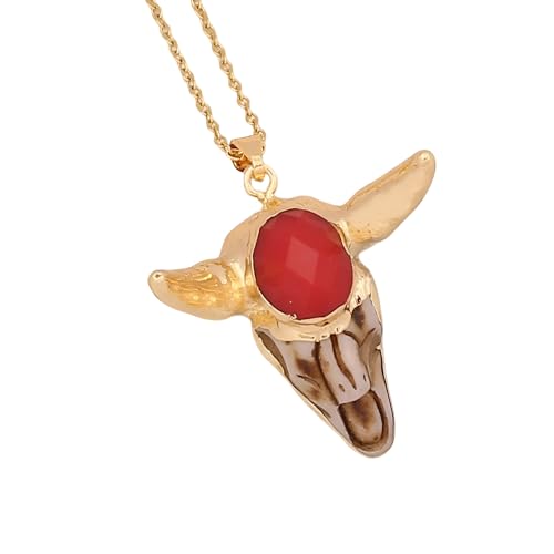 HXFFXHF Schädel Halskette für Männer Frauen Boho Tierkopf Anhänger Halskette Temperament Tierschädel Anhänger Bohemian Schmuck Memento Mori Halskette Pirat Lack HXFFXHF Schädel Halskette für Männer Frauen Boho Tierkopf Anhänger Halskette Temperament Tierschädel Anhänger Bohemian Schmuck Memento Mori Halskette Pirat Lack von HXFFXHF