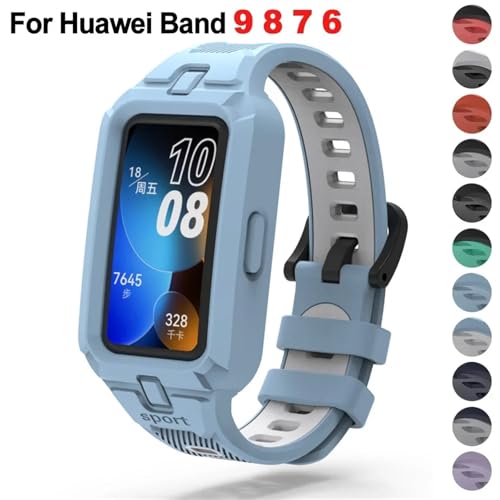 HXFFXHF Silikongurt für Band 9 8 7 6 Smart Watch Ersatz Armband Sport atmungsaktiv HXFFXHF Silikongurt für Band 9 8 7 6 Smart Watch Ersatz Armband Sport atmungsaktiv von HXFFXHF