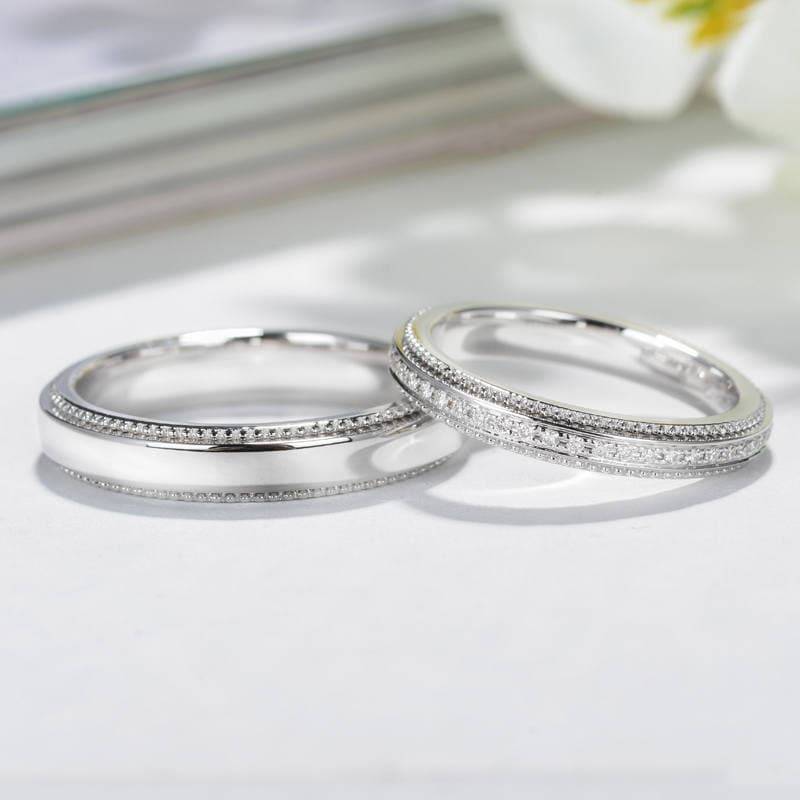 Diamant Spinner Bänder in 18K Gold/Spinner Ringe/Paar Ringe/Seine Und Ihre Ringe/Passende Bänder/Eternity Ringe/Eheringe/Verlobungsringe Diamant Spinner Bänder in 18K Gold/Spinner Ringe/Paar Ringe/Seine Und Ihre Ringe/Passende Bänder/Eternity Ringe/Eheringe/Verlobungsringe von HXJewelry