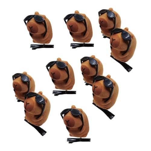 10 Stück Cartoon-Tier-Haarspangen, leichte Plüsch-Haarnadel, Haarschmuck für verschiedene Frisuren von HXNH
