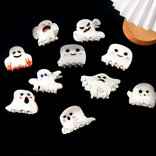 Haarklammer mit Halloween-Thema, Cartoon-Teufels-Haarspangen, Pferdeschwanz-Halter, Haarspange, Haarstyling-Werkzeug für Mädchen und Frauen von HXNH