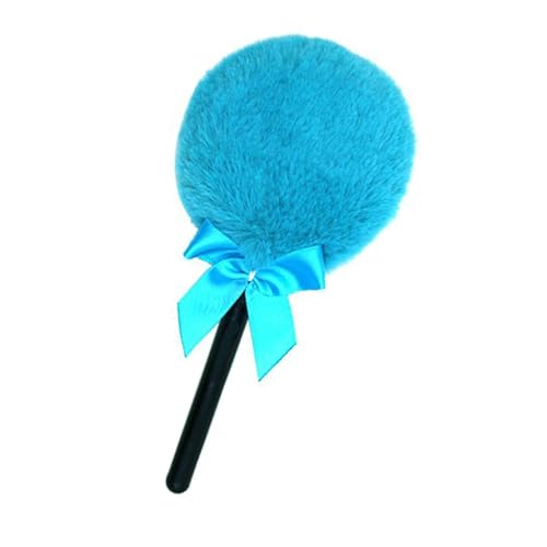 Lollipop-Form-Körperpuderapplikator, weicher Make-up-Puderquaste mit langem Griff, Beauty-Make-up-Werkzeug für Frauen, Lutscher-Form, Körperpuder-Puderquaste, Make-up-Werkzeug für Gesicht von HXNH