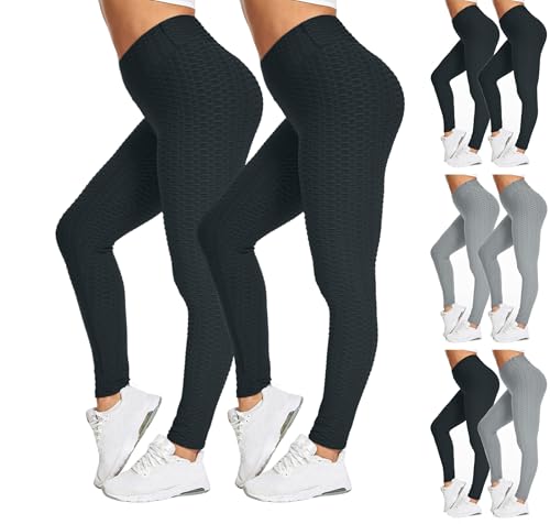 HXRYPG 2er Pack Sport Leggings Damen High Waist Sportleggins Yoga Jogger Leggins Stretch Yogahose Push Up Kompressionsleggins Sporthose Frau Gym Sportleggings Blickdicht Amazon Essentials Schwarz L HXRYPG 2er Pack Sport Leggings Damen High Waist Sportleggins Yoga Jogger Leggins Stretch Yogahose Push Up Kompressionsleggins Sporthose Frau Gym Sportleggings Blickdicht Amazon Essentials Schwarz L von HXRYPG
