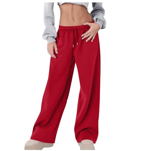 HXRYPG Amazon Essentials Jogginghose Damen Baggy Sommerhose Sporthose Lang Hosen Trainingshose Baumwolle Freizeithose Teenager Mädchen Laufhose mit Taschen Weite Sweatpants Schlupfhose Gutschein Rot S HXRYPG Amazon Essentials Jogginghose Damen Baggy Sommerhose Sporthose Lang Hosen Trainingshose Baumwolle Freizeithose Teenager Mädchen Laufhose mit Taschen Weite Sweatpants Schlupfhose Gutschein Rot S von HXRYPG
