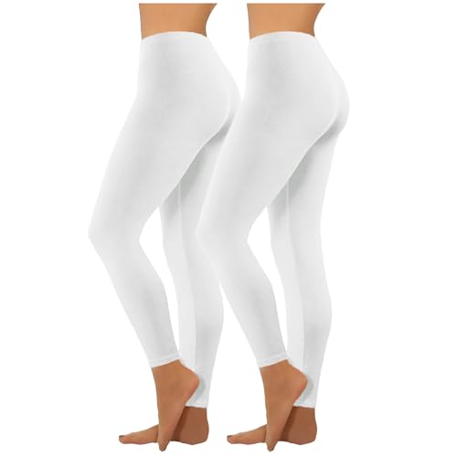 HXRYPG Outlet Amazon 2er Pack Leggings Damen Elastisch Yogahose Lange Sportleggings Blickdicht Frauen Sporthose Yoga Hosen Teenager Mädchen Sport Leggins High Waist Freizeit Alltag Prime Weiß XXL HXRYPG Outlet Amazon 2er Pack Leggings Damen Elastisch Yogahose Lange Sportleggings Blickdicht Frauen Sporthose Yoga Hosen Teenager Mädchen Sport Leggins High Waist Freizeit Alltag Prime Weiß XXL von HXRYPG