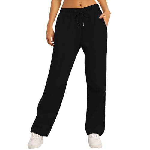 HXRYPG Prime Jogginghose Damen Baggy Sporthose Lang Hosen Trainingshose Baumwolle Freizeithose Teenager Mädchen Laufhose mit Taschen Weite Sweatpants Schlupfhose Amazon Warehouse Deal Schwarz S HXRYPG Prime Jogginghose Damen Baggy Sporthose Lang Hosen Trainingshose Baumwolle Freizeithose Teenager Mädchen Laufhose mit Taschen Weite Sweatpants Schlupfhose Amazon Warehouse Deal Schwarz S von HXRYPG