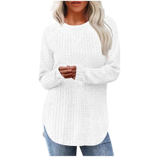 HXRYPG Pullover Damen Longpullover Elegant Langarmshirt Herbst Strickpullover Warm Shirt Langarm Pulli Fleecepullover Sweater Oversize Oberteile Frauen Winterpullover Gutschein Amazon Weiß XXL HXRYPG Pullover Damen Longpullover Elegant Langarmshirt Herbst Strickpullover Warm Shirt Langarm Pulli Fleecepullover Sweater Oversize Oberteile Frauen Winterpullover Gutschein Amazon Weiß XXL von HXRYPG