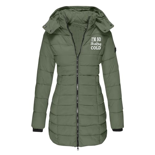 HXRYPG Wintermantel Damen Lang Steppjacke Leicht Daunenjacke Mantel Winter Winterjacke Elegant Puffer Jacke Steppmantel Winterparka Daunenmantel Damenjacke Kapuzenjacke Warm angebot 02 Armeegrün L HXRYPG Wintermantel Damen Lang Steppjacke Leicht Daunenjacke Mantel Winter Winterjacke Elegant Puffer Jacke Steppmantel Winterparka Daunenmantel Damenjacke Kapuzenjacke Warm angebot 02 Armeegrün L von HXRYPG