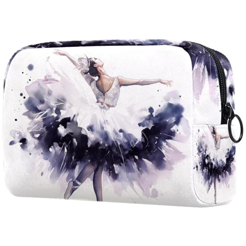 Kosmetiktasche Ballerina-Tänzerin Reisekosmetiktasche Makeup Organizer Case Für Frauen von HXYWQA