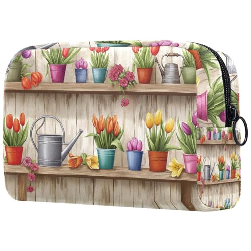 Kosmetiktasche Blumentöpfe Muster Reisekosmetiktasche Makeup Organizer Case Für Frauen Kosmetiktasche Blumentöpfe Muster Reisekosmetiktasche Makeup Organizer Case Für Frauen von HXYWQA