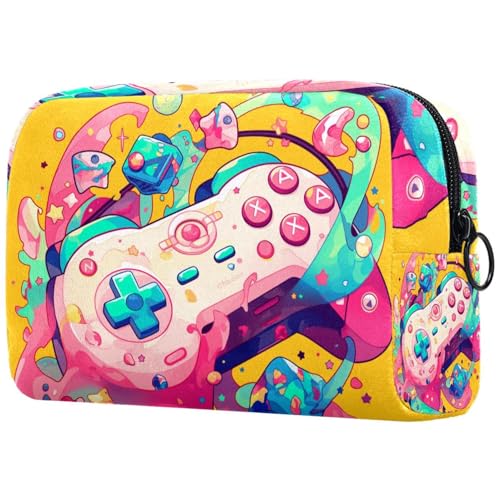 Kosmetiktasche Bunte Gamepads Reisekosmetiktasche Makeup Organizer Case Für Frauen Kosmetiktasche Bunte Gamepads Reisekosmetiktasche Makeup Organizer Case Für Frauen von HXYWQA