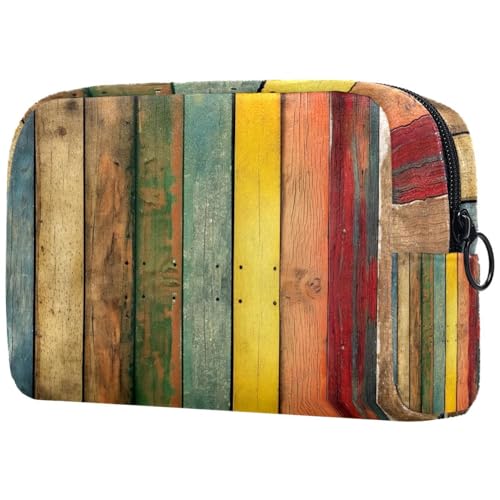 Kosmetiktasche Buntes Holz Reisekosmetiktasche Makeup Organizer Case Für Frauen Kosmetiktasche Buntes Holz Reisekosmetiktasche Makeup Organizer Case Für Frauen von HXYWQA