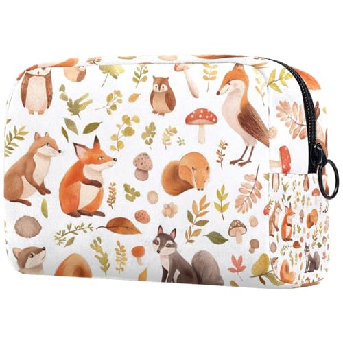 Kosmetiktasche Cute Autumn Style Animals Reisekosmetiktasche Makeup Organizer Case Für Frauen Kosmetiktasche Cute Autumn Style Animals Reisekosmetiktasche Makeup Organizer Case Für Frauen von HXYWQA