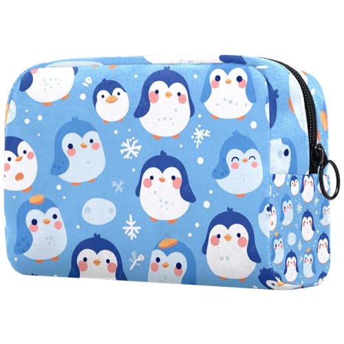 Kosmetiktasche Cute Penguins Animal Reisekosmetiktasche Makeup Organizer Case Für Frauen von HXYWQA