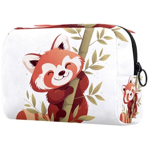 Kosmetiktasche Cute Red Panda Animal Reisekosmetiktasche Makeup Organizer Case Für Frauen Kosmetiktasche Cute Red Panda Animal Reisekosmetiktasche Makeup Organizer Case Für Frauen von HXYWQA