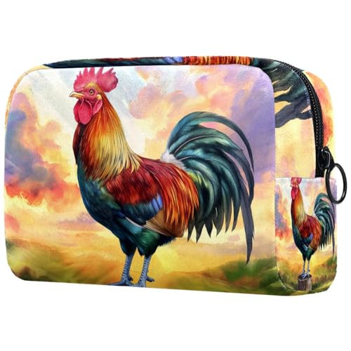 Kosmetiktasche Hahn Kräht Reisekosmetiktasche Makeup Organizer Case Für Frauen Kosmetiktasche Hahn Kräht Reisekosmetiktasche Makeup Organizer Case Für Frauen von HXYWQA