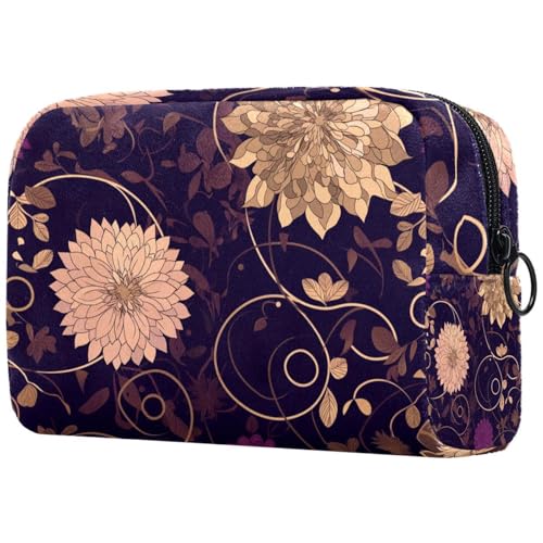 Kosmetiktasche Japanischer Stil Kraniche Vögel Floral Reisekosmetiktasche Makeup Organizer Case Für Frauen Kosmetiktasche Japanischer Stil Kraniche Vögel Floral Reisekosmetiktasche Makeup Organizer Case Für Frauen von HXYWQA