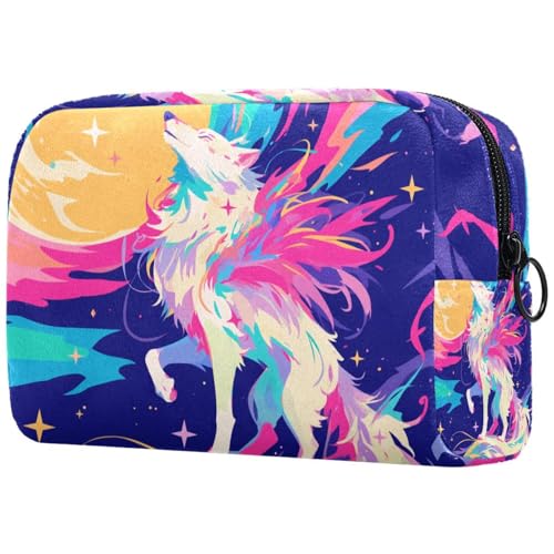 Kosmetiktasche Japanisches Muster Kraniche Vögel Reisekosmetiktasche Makeup Organizer Case Für Frauen von HXYWQA
