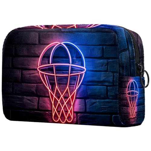 Kosmetiktasche Neon Basketball Reisekosmetiktasche Makeup Organizer Case Für Frauen Kosmetiktasche Neon Basketball Reisekosmetiktasche Makeup Organizer Case Für Frauen von HXYWQA