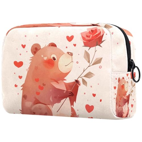 Kosmetiktasche Niedliches Tier Igel Reisekosmetiktasche Makeup Organizer Case Für Frauen von HXYWQA
