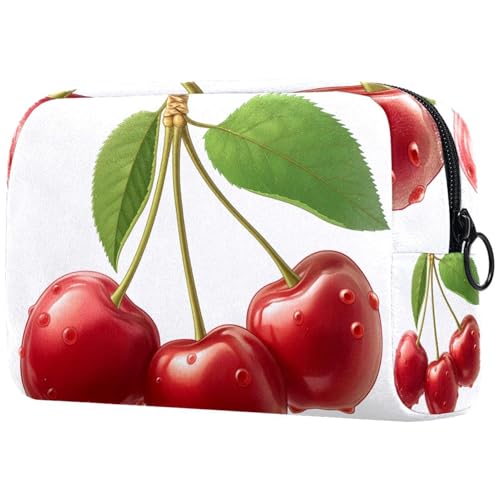 Kosmetiktasche Red Cherry Reisekosmetiktasche Makeup Organizer Case Für Frauen Kosmetiktasche Red Cherry Reisekosmetiktasche Makeup Organizer Case Für Frauen von HXYWQA