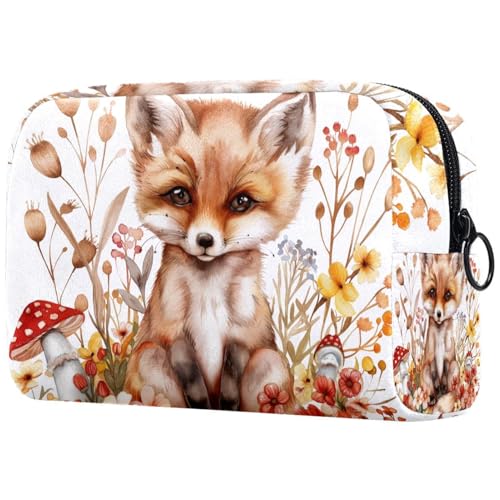 Kosmetiktasche Süße Frösche Muster Grün Reisekosmetiktasche Makeup Organizer Case Für Frauen von HXYWQA