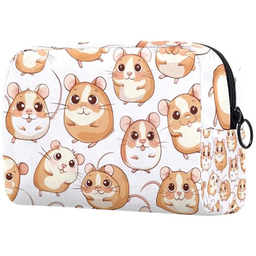 Kosmetiktasche Süße Hamster-Muster Reisekosmetiktasche Makeup Organizer Case Für Frauen Kosmetiktasche Süße Hamster-Muster Reisekosmetiktasche Makeup Organizer Case Für Frauen von HXYWQA