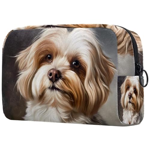 Kosmetiktasche Süßer Hund Reisekosmetiktasche Makeup Organizer Case Für Frauen Kosmetiktasche Süßer Hund Reisekosmetiktasche Makeup Organizer Case Für Frauen von HXYWQA