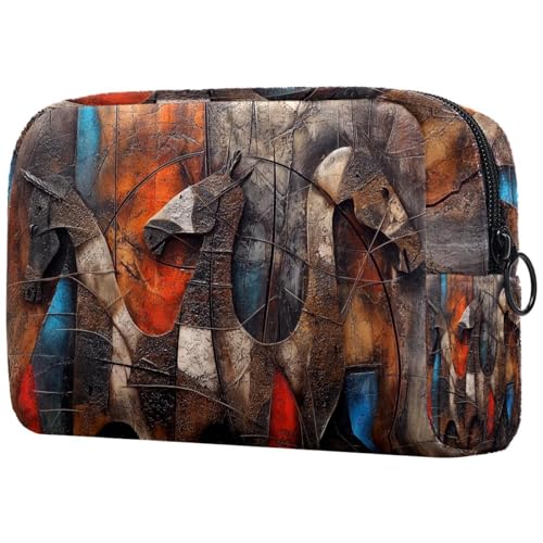 Kosmetiktasche Tier Abstrakt Reisekosmetiktasche Makeup Organizer Case Für Frauen Kosmetiktasche Tier Abstrakt Reisekosmetiktasche Makeup Organizer Case Für Frauen von HXYWQA