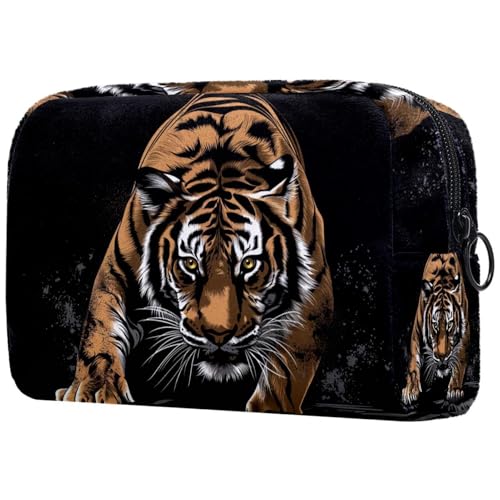 Kosmetiktasche Tier-Tiger Reisekosmetiktasche Makeup Organizer Case Für Frauen Kosmetiktasche Tier-Tiger Reisekosmetiktasche Makeup Organizer Case Für Frauen von HXYWQA